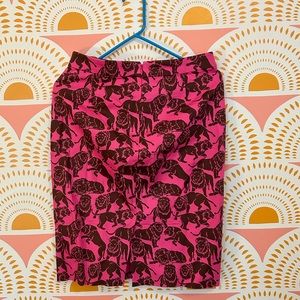 J.Crew sold out RARE Lion pencil skirt | size 2